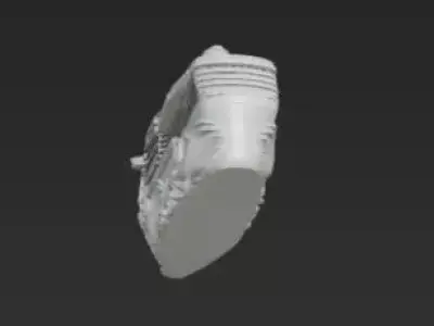 Luxury Cruise Ship Full Detail 3D Model VR 3D print model