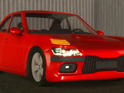 Concept car 3D model get