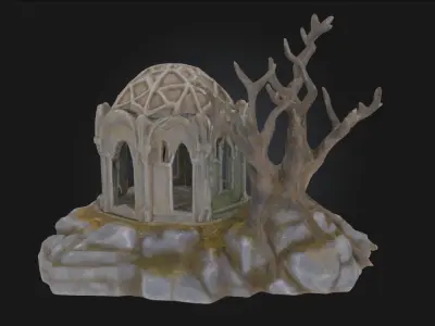 Enchanted Ruins  Echoes of a Mystical Past 3D model