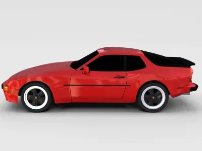 Porsche 944 new rev 3D model