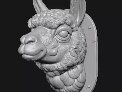 Alpaca 3D print model