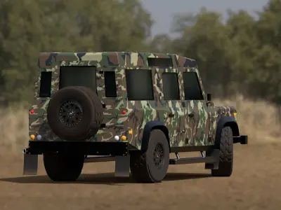 Land Rover Defender 110 Free 3D model