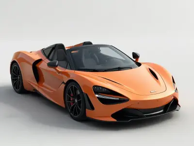 McLaren Artura Spider 2025 Concept Low-poly 3D model