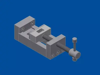 locking bar clamp 3D print model