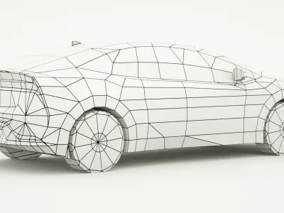 Toyota Prius Prime XSE 2023 Low-poly 3D model