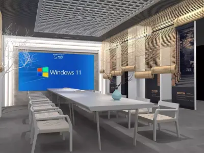 Chinese style meeting room 3D model