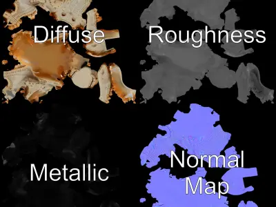 Tyrannosaurus Skull Model Pack Low-poly 3D model