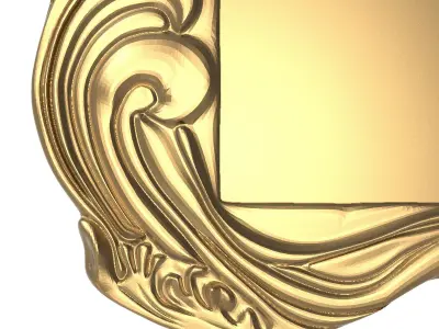 carved frame 3D model 72