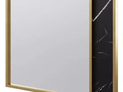 Wall Mirror Cesaro By Kare Design 3D model