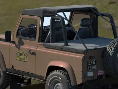 Land Rover Defender 90 3D model