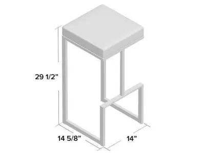 Aguajito Stool 3D model