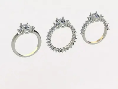 Daimond Ring 3D print model buy