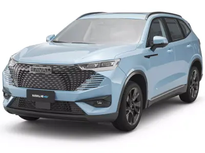 2024 GWM Haval H6 HEV with Interior 3D model