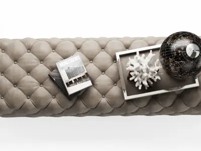 Casamilano Hyatt Ottoman 160 3D model