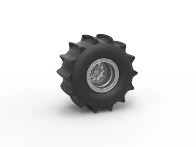 Wheel of Formula off road Scale 1 to 25 3D print model
