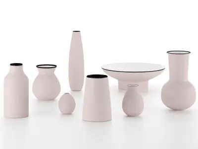 Ceramic Modern Vase 3D model