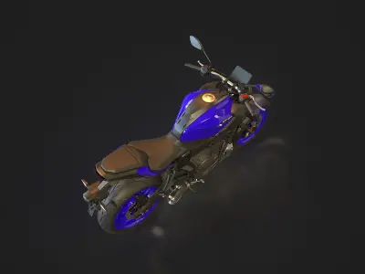 Base model Yamaha MT 07 2025 3D model