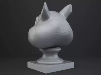 Chipmunk Bust - Animal Figurine 3D print model