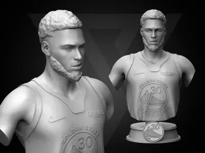 Steph Curry 3D Printable 4 3D print model