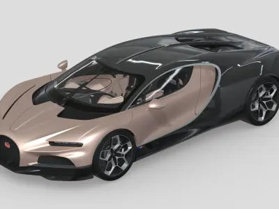 Bugatti Tourbillion  3D model