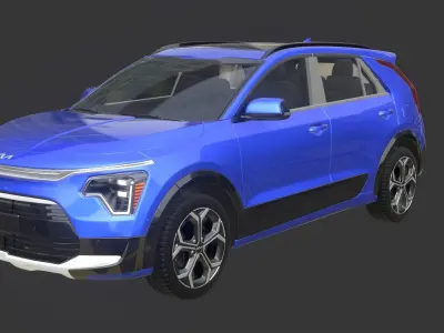 Kia Niro 2023 Rigged 3D model