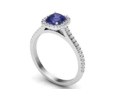 Engagement rings 3D print model shop