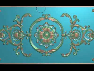 Furniture wood carving file stl for 3D print model 1022 3D print model