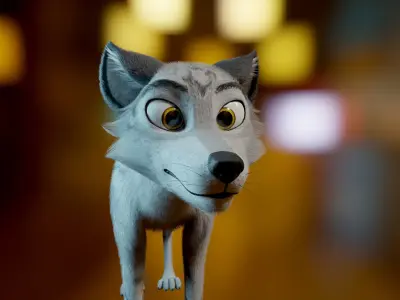Kovu Wolf  3D model