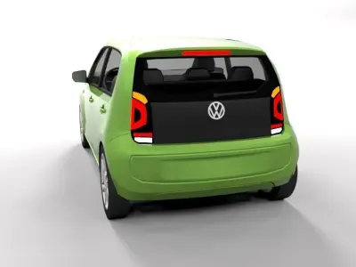 VOLKSWAGEN VW  UP LOWPOLY Low-poly 3D model