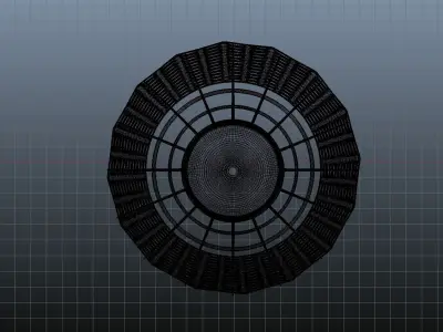 Shuttlecock badminton 3D model