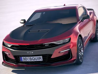 Chevrolet Camaro SS 1LE CG 2019 3D model