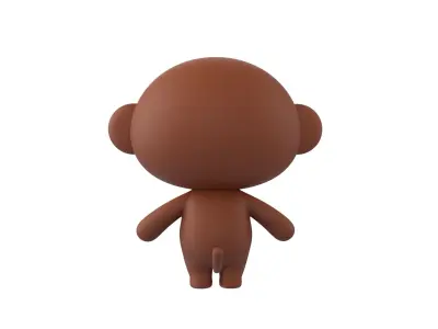 Character134 Rigged Monkey 3D model