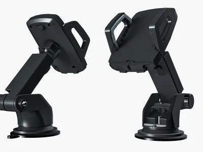 ADJUSTABLE UNIVERSAL CAR PHONE MOUNT 3D model