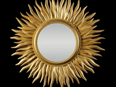 Roberto Giovannini MIRROR FRAME SUN SHAPE Art 674 3D model