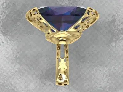 RIBBON RING 3D print model