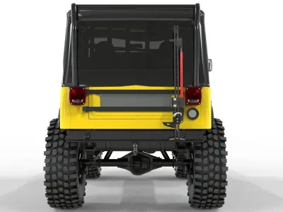 1980 Jeep CJ5 Classic Off Road 3D model