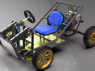 DIY Mini Car 3D print model