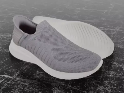 SKECHERS ULTRA FLEX 3D SHOES 3D model