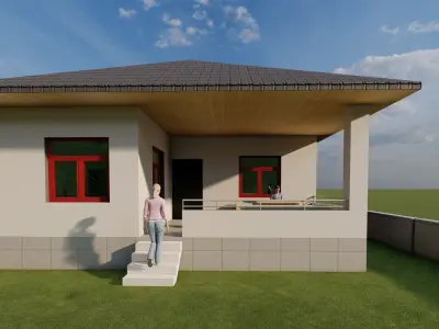 Village House Revit 3D model