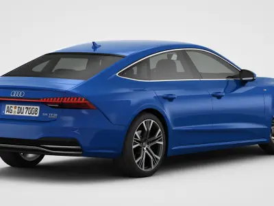 Audi A7 Sportback S-Line 2019 3D model