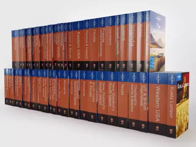 Lonely Planet collection   3D model