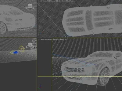 American Muscle Car 3D model buy