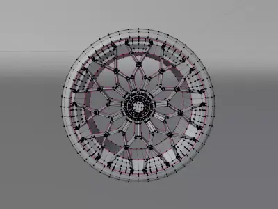 WHEEL  and TIRE LAM  3D model