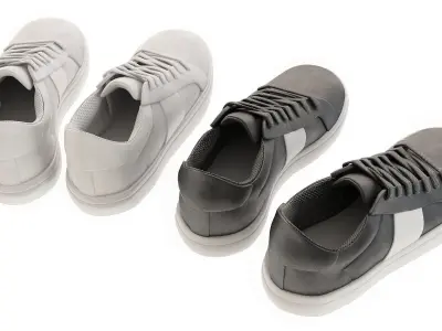 Sneakers three 3D model