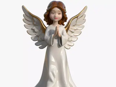 Christmas Angel Figurine  3D print model