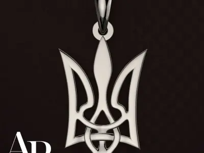 Ukrainian Trident 3D print model 19