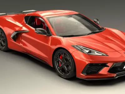 Chevrolet Corvette C8 Stingray CG 2020 3D model