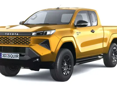 Toyota HiLux Xtra Cab 2026 3D model