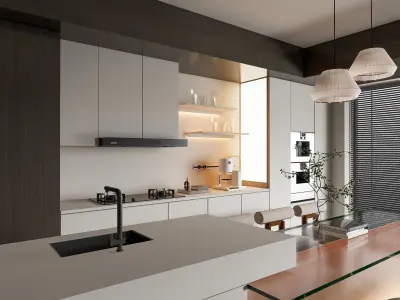 Kitchen Modern interior 88 3D model