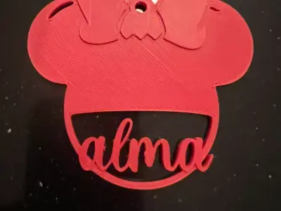 ornament minnie y mickey  3D print model